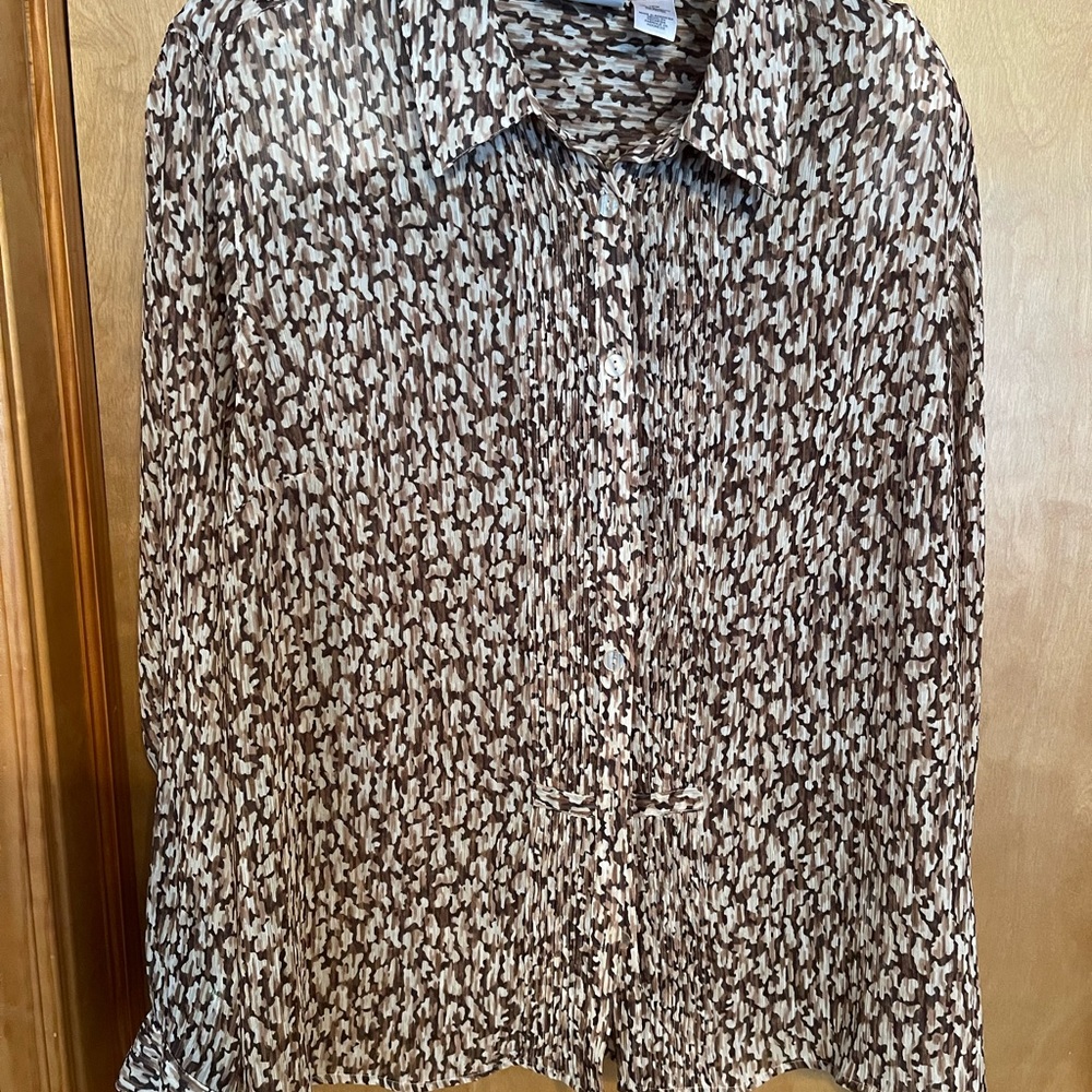 Alfred Dunner Dress Shirt. Size 18W